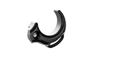 ULTRAVIEW HINGE 2 RELEASE, THREE FINGER ATTACHMENT ALUMINUM - LARGE