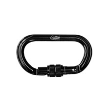 LATITUDE OVAL CARABINER, BLACK