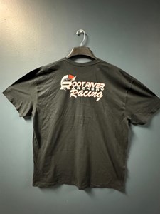 ROOT RIVER RACING T-SHIRT, BLACK, LARGE